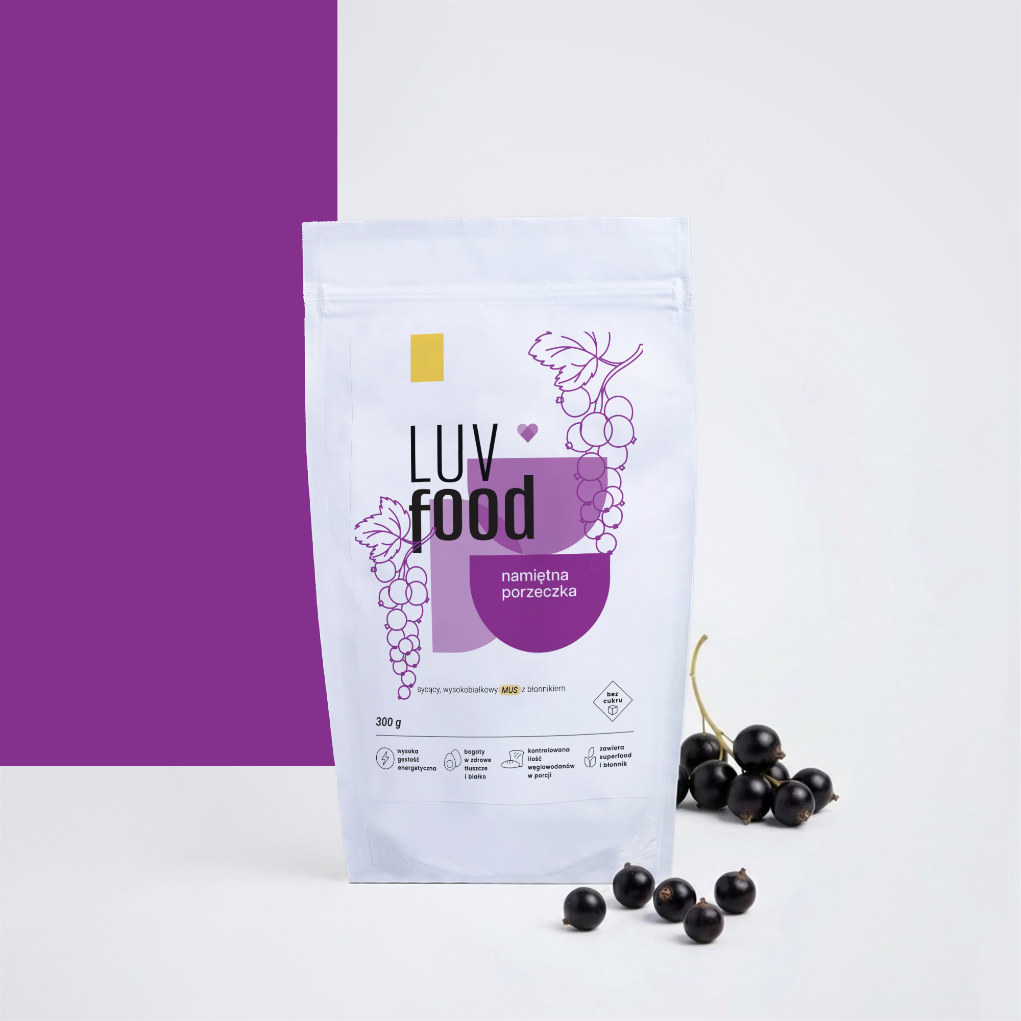 MUS namiętna porzeczka 300 g